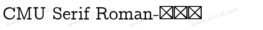 CMU Serif Roman字体转换